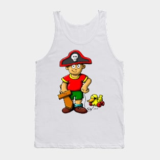 Pirate Bow with Duck Tank Top